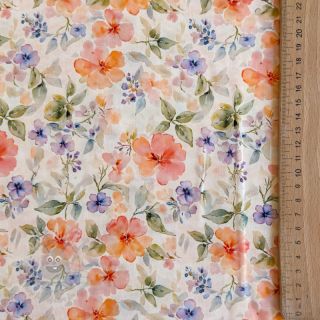 Wiskoza RAYON POPLIN Love design D