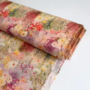 Wiskoza RAYON POPLIN Love design B
