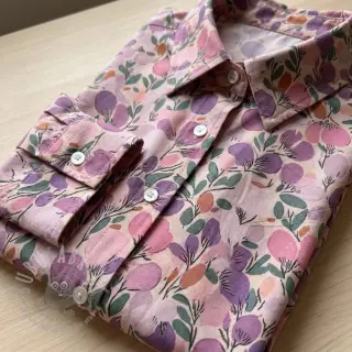 Wiskoza RAYON POPLIN Simplistic flowers design B