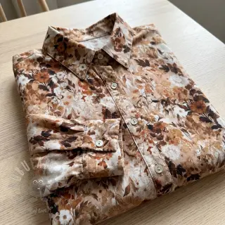 Wiskoza RAYON POPLIN Wild flowers design C