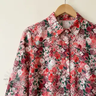 Wiskoza RAYON POPLIN Wild flowers design D