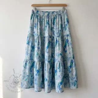 Wiskoza RAYON POPLIN Faded spots design C