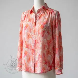 Wiskoza RAYON POPLIN Faded spots design D