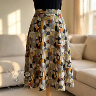 Wiskoza RAYON POPLIN Leona design D