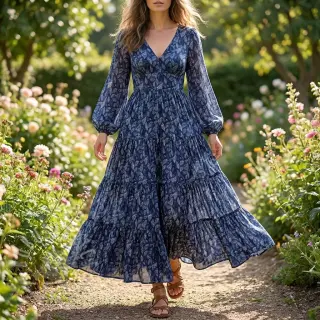 Wiskoza RAYON POPLIN Eve design E