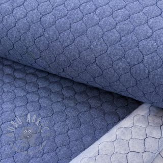 Pikowana tkanina JEANS dark blue