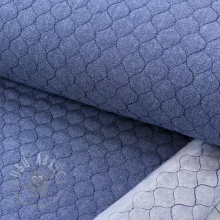 Pikowana tkanina JEANS dark blue
