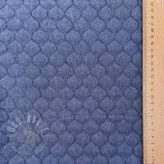 Pikowana tkanina JEANS dark blue