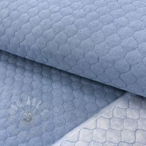 Pikowana tkanina JEANS blue