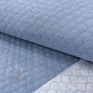 Pikowana tkanina JEANS blue