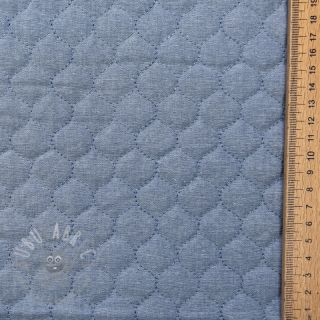 Pikowana tkanina JEANS blue