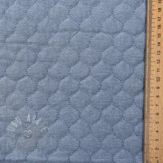 Pikowana tkanina JEANS blue