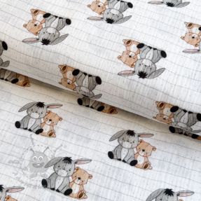 Muślin double gauze Sweeties design B