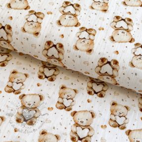 Muślin double gauze Little things design B