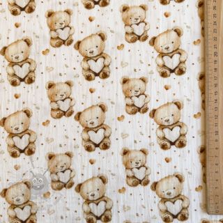 Muślin double gauze Little things design B