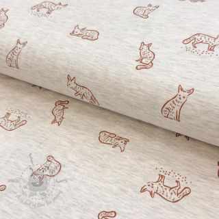 Úplet Hidden foxie ecru melange