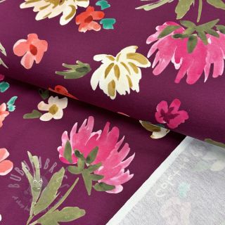 Dresówka NERIDA HANSEN Colette plum digital print