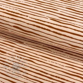 Jersey Stripes light salmon ORGANIC