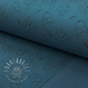 Dresówka drapana JOGGING Dogs petrol