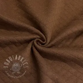Dzianina pikowana brown
