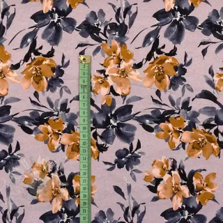 Dresówka Huge flowers lilac digital print
