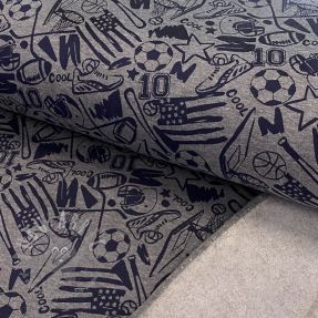 Dresówka drapana Sports grey melange