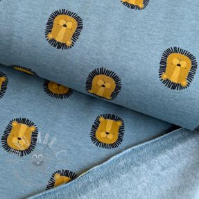 Dresówka drapana Lions smoke blue melange