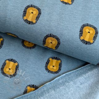 Dresówka drapana Lions smoke blue melange