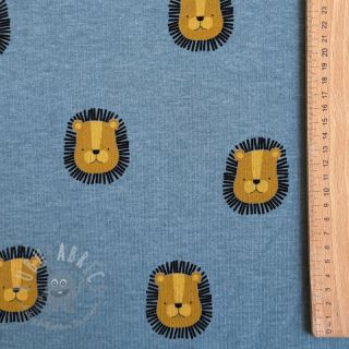 Dresówka drapana Lions smoke blue melange