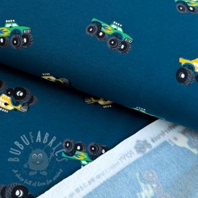 Dresówka drapana SOFT Monstertruck indigo