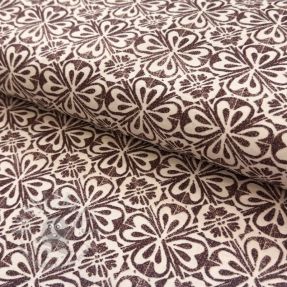 Tkanina dekoracyjna Stamps brown