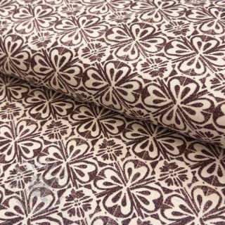 Tkanina dekoracyjna Stamps brown