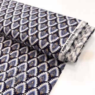 Wiskoza LUREX Bohemian navy