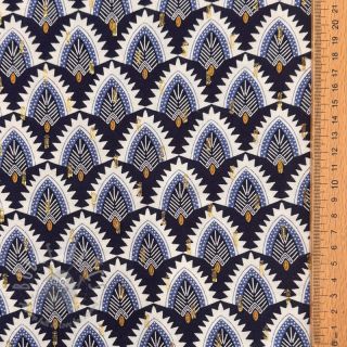 Wiskoza LUREX Bohemian navy