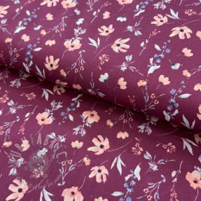 Bawełniana tkanina Flowers berry digital print