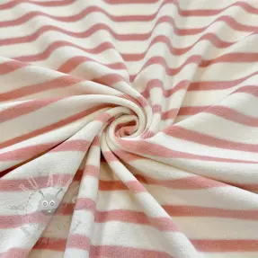 Plusz niemowlęcy YARN DYED Stripe rose