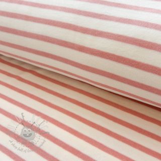 Plusz niemowlęcy YARN DYED Stripe rose