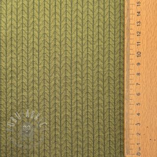 Dzianina swetrowa RECYCLED Cable khaki