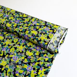 Wiskoza RADIANCE Flowers green