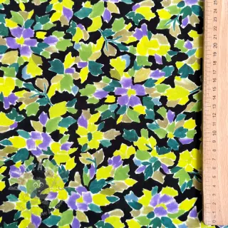 Wiskoza RADIANCE Flowers green