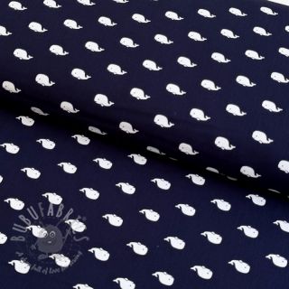 Bawełniana tkanina Marine navy