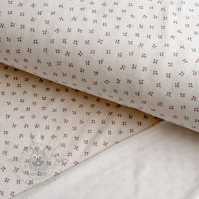 Plusz niemowlęcy Small flowers light salmon