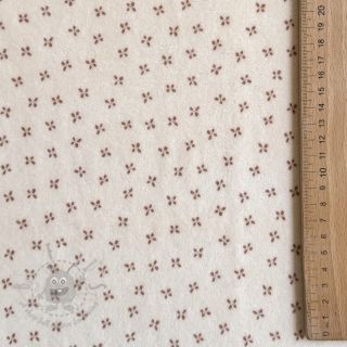 Plusz niemowlęcy Small flowers light salmon