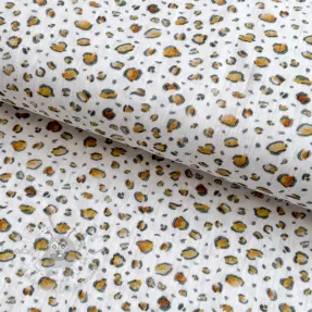 Muślin double gauze Skin white digital print