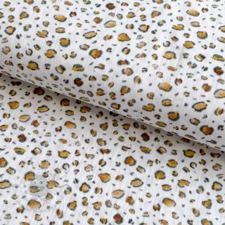 Muślin double gauze Skin white digital print