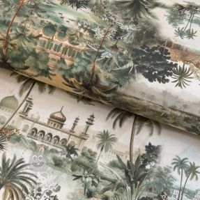 Tkanina dekoracyjna Tropical forest sage digital print