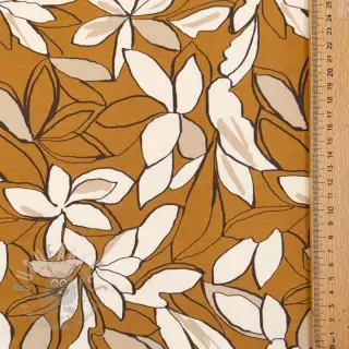 Dresówka Big flowers ochre digital print