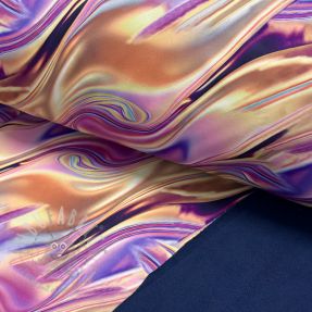 Softshell Liquid metal pink digital print