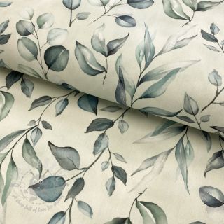 Tkanina dekoracyjna z teflonem HANDPAINT PLANT LOVER