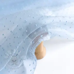 Tiul DOTS light blue